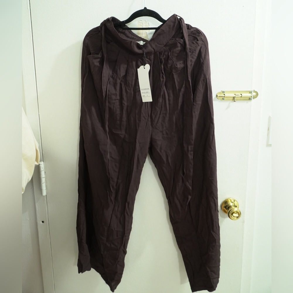 Belted trousers